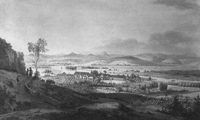 Veduta del Castello e Giardino di Pillnitz da Johann Gottfried Jentzsch